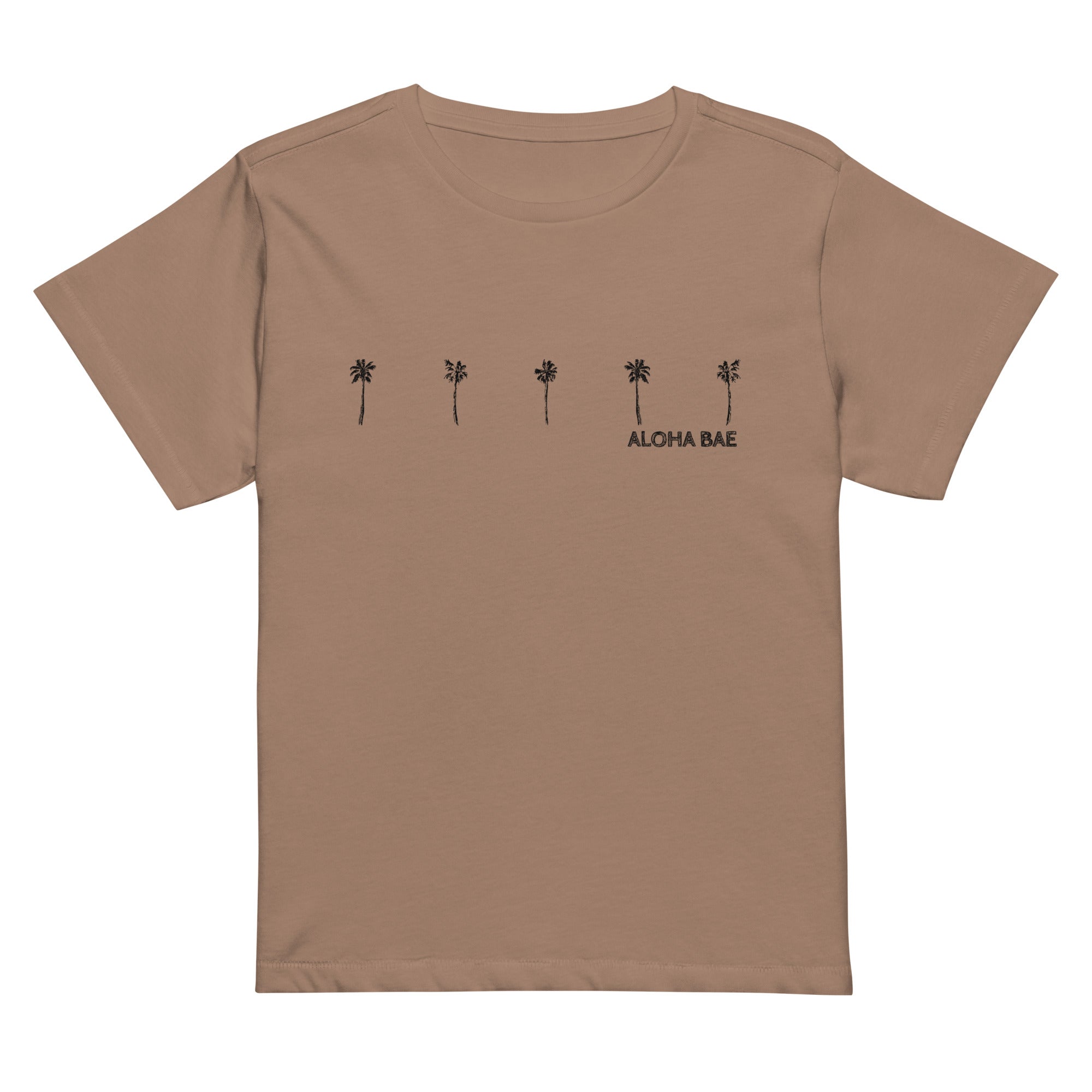 Aloha Palms High-Waisted T-Shirt-T-shirt-alohabae