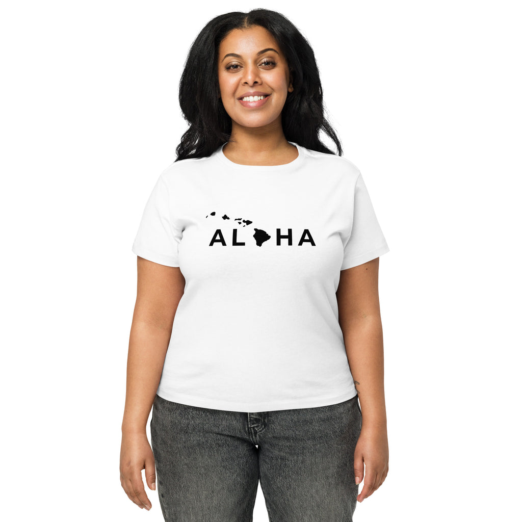 Aloha Islands Women’s High-Waisted T-Shirt-T-shirt-alohabae