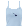 Hawaiian Islands Embroidered Rib Tank Top-Tank Top-alohabae
