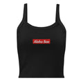 Aloha Bae Streetwear Logo Women’s Embroidered Rib Tank Top-Tank Top-alohabae
