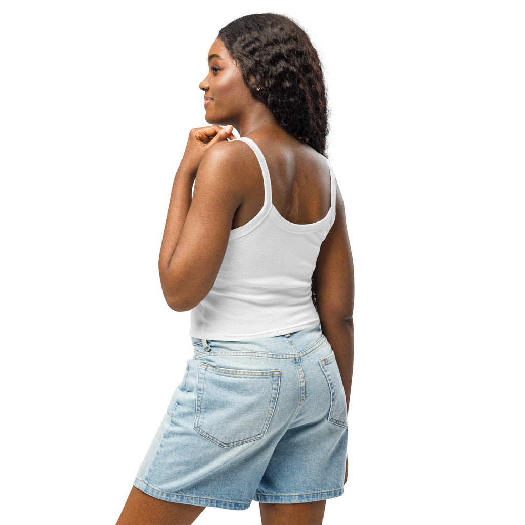 Aloha Bae Embroidered Micro-Rib Tank Top-Tank Top-alohabae