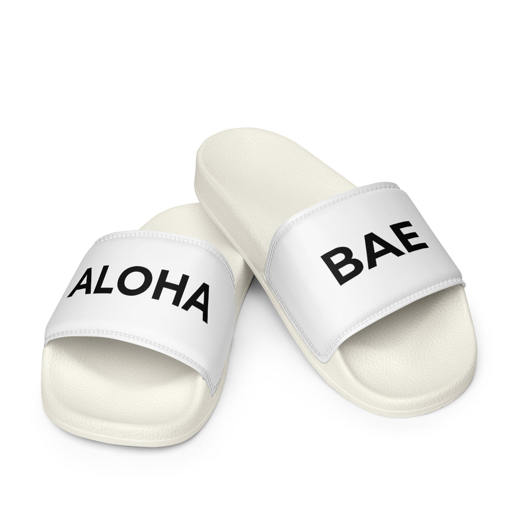 Aloha Bae Soft Contour Women's Slides White-Sandals-alohabae