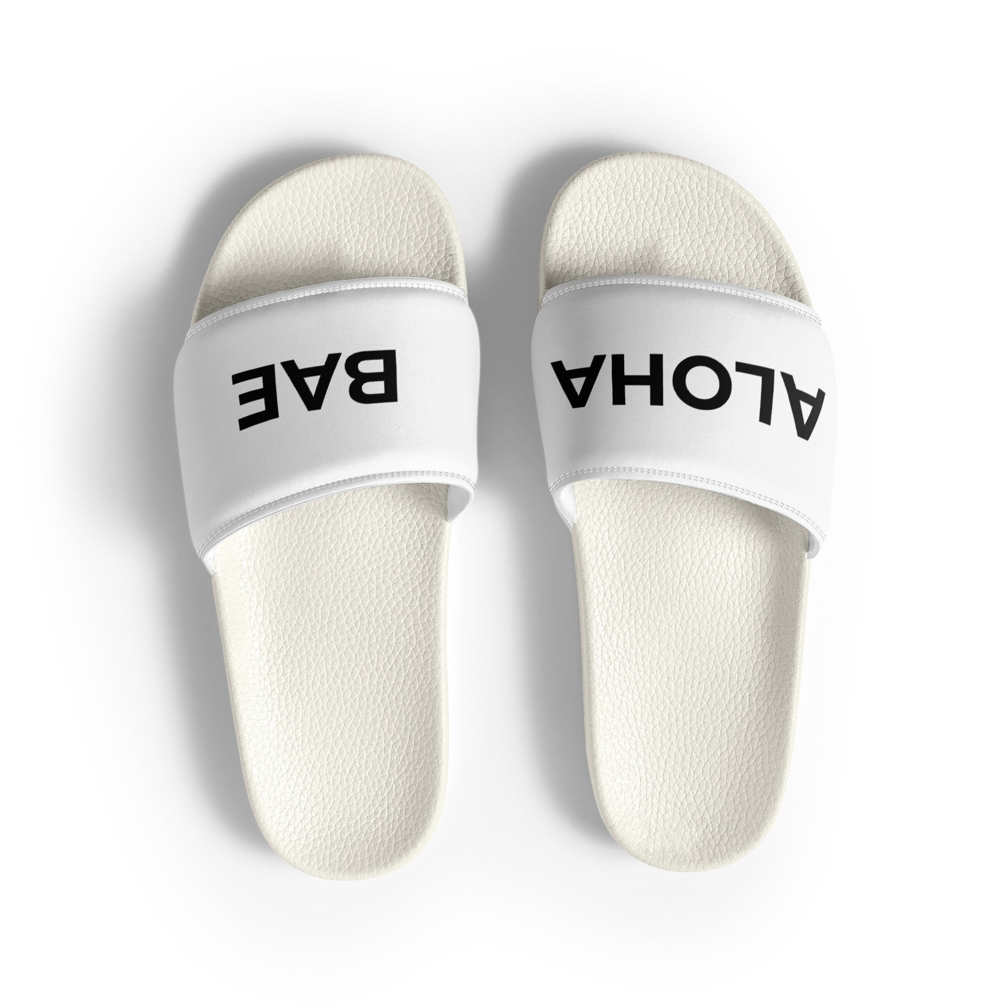 Aloha Bae Soft Contour Women's Slides White-Sandals-alohabae
