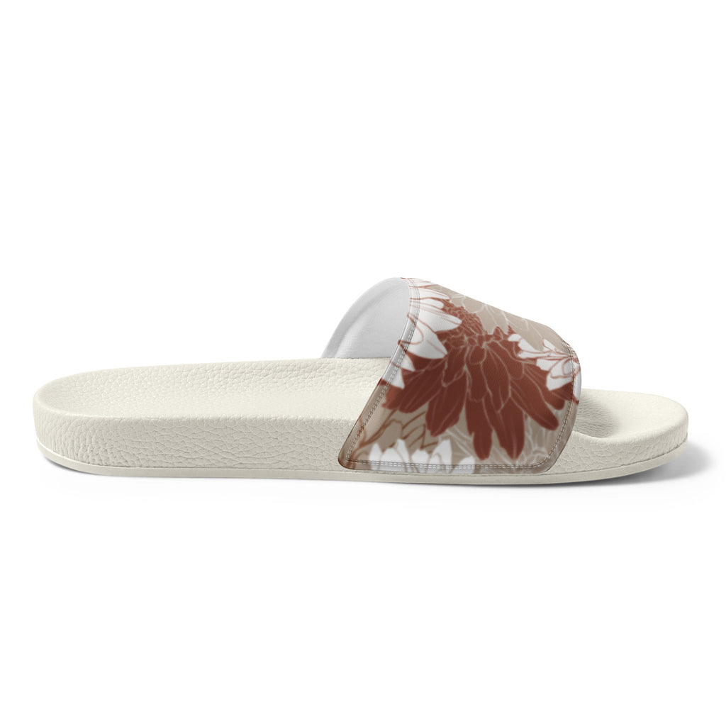 Red Tropics Soft Contour Women's Slides-Sandals-alohabae