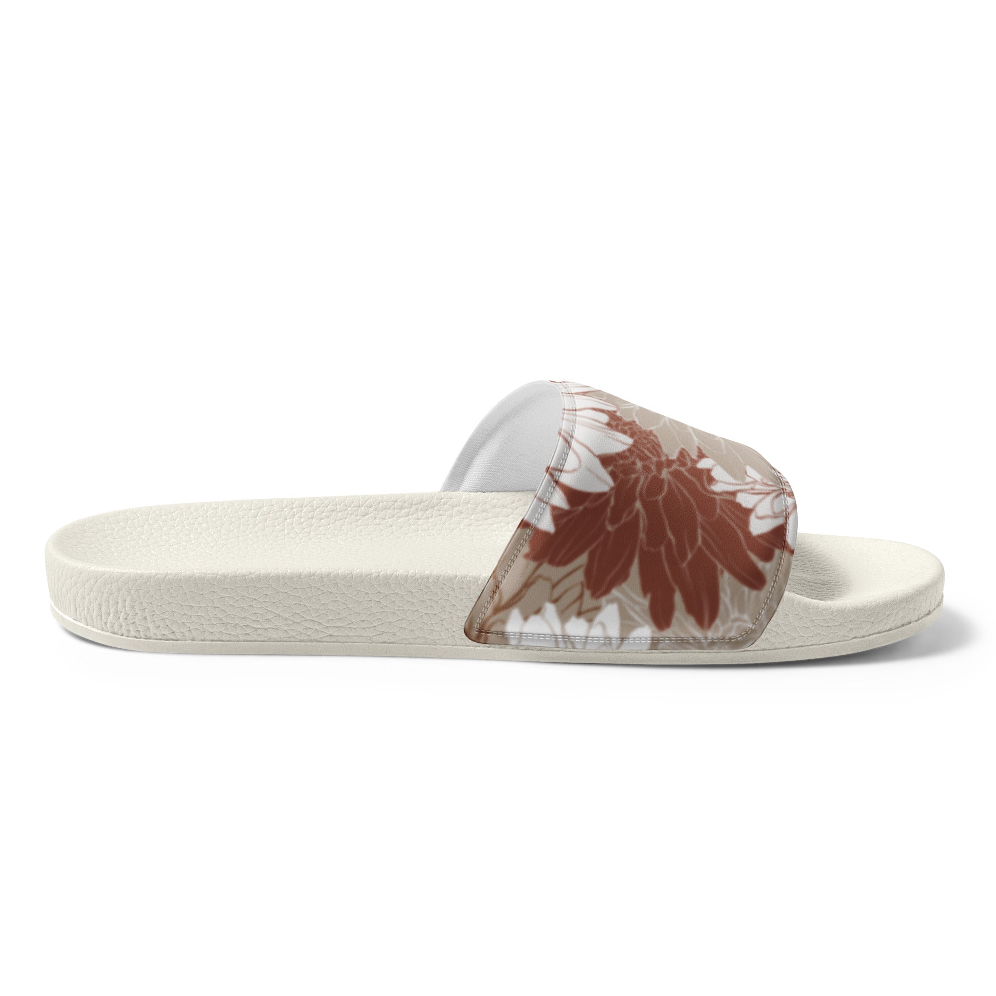 Red Tropics Soft Contour Women's Slides-Sandals-alohabae